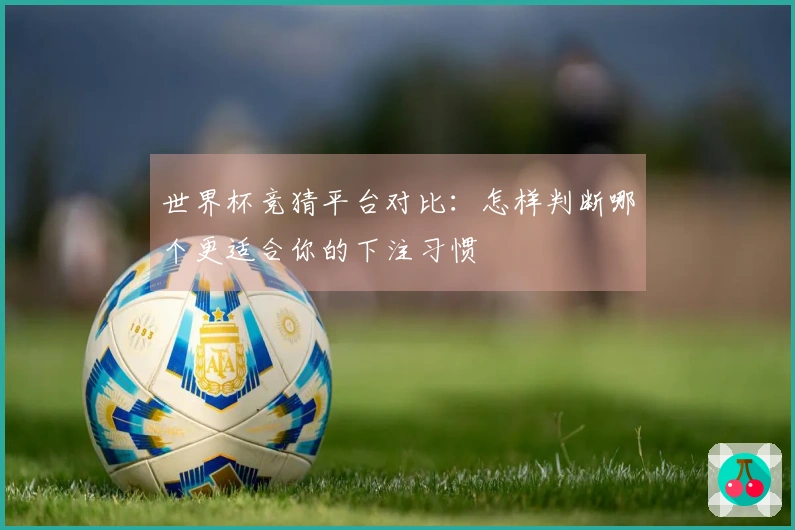 世界杯竞猜平台对比：怎样判断哪个更适合你的下注习惯